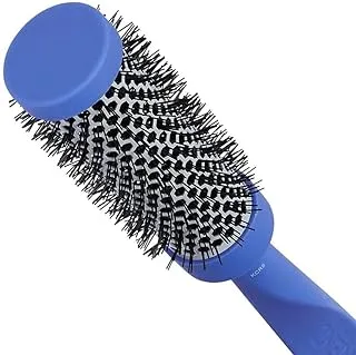 Kent Create 30mm Ceramic Round Brush - Nano Technology Ceramic Ionic Barrel - High Temperature Resistant Hairbrush for Professional Quality Blow Drying and Styling