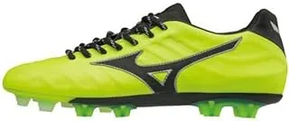 Mizuno P1GA188945 Rebula V1 Japan Football Shoes for Men, Size UK7, Yellow/Black/Silver