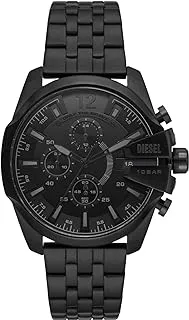 Diesel Watch for Men Baby Chief, Black, bracelet