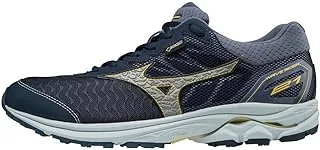 Mizuno J1GC187403 Wave Rider 21 G-TX Running Shoes for Men, Size UK6, Dark Blue