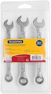 Tramontina - Wrench Set 3 Pcs High Performance tools forged and hardened special steel with chrome plated finishing