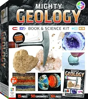 كتاب Hinkler Curious Universe Mighty Geology ومجموعة العلوم