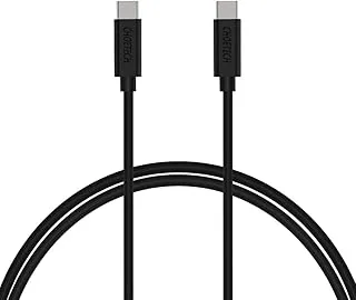 Choetech CC0002 3A USB Type C to USB Type C Cable, 1 Meter Length, Black