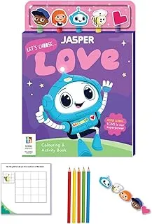 Hinkler Jasper Lets Choose Love Coloring and Activity Book