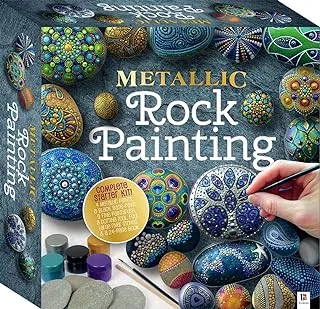 Hinkler Metallic Rock Painting Box Set