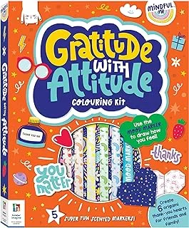 Hinkler Mindful Me Gratitude with Attitude Colouring Kit