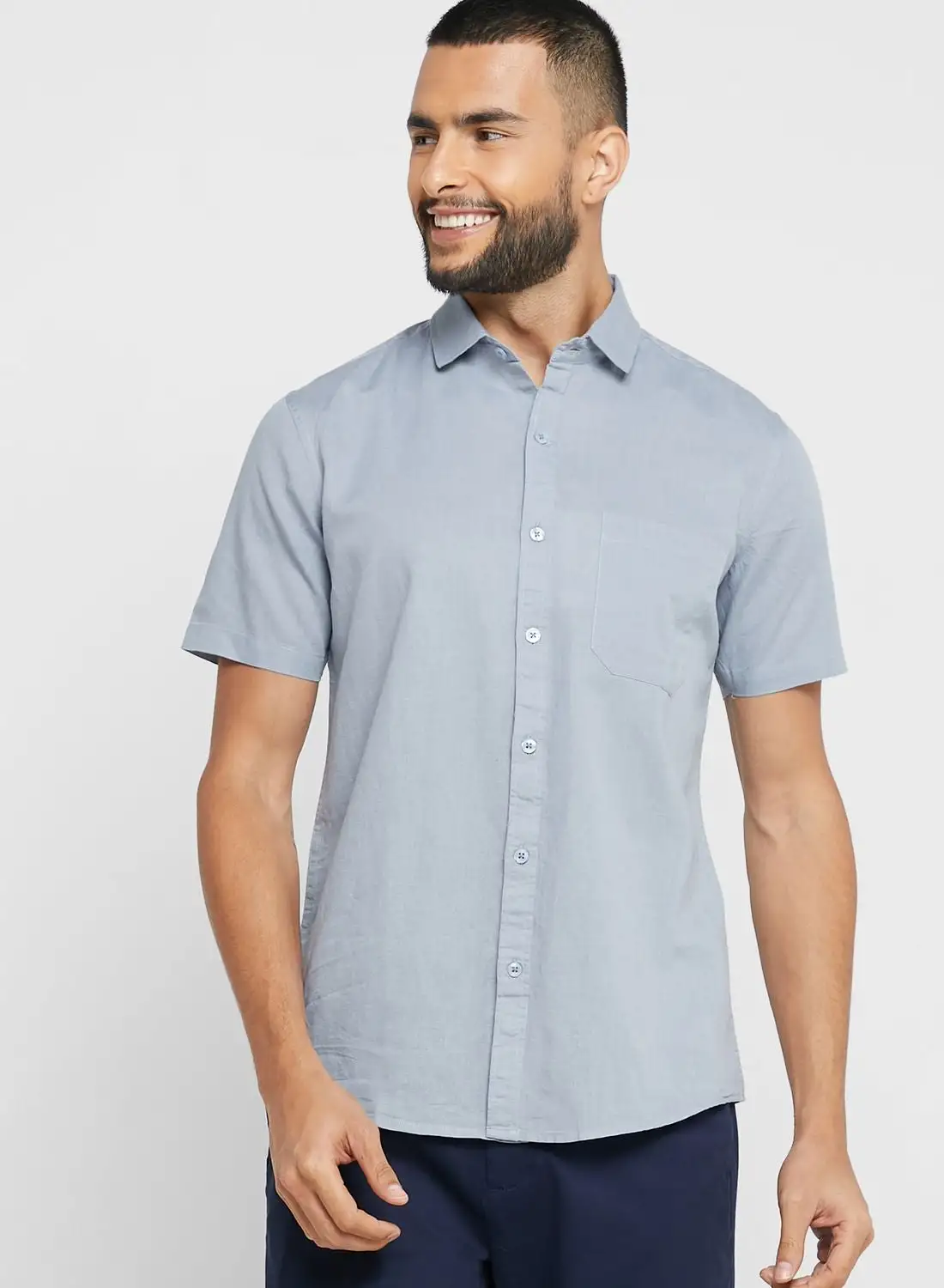 Robert Wood Linen Blend Shirt