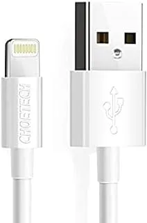 Choetech 2.4A MFi USB-A to Fast Charging Data Cable, 1.2 Meter Length, White