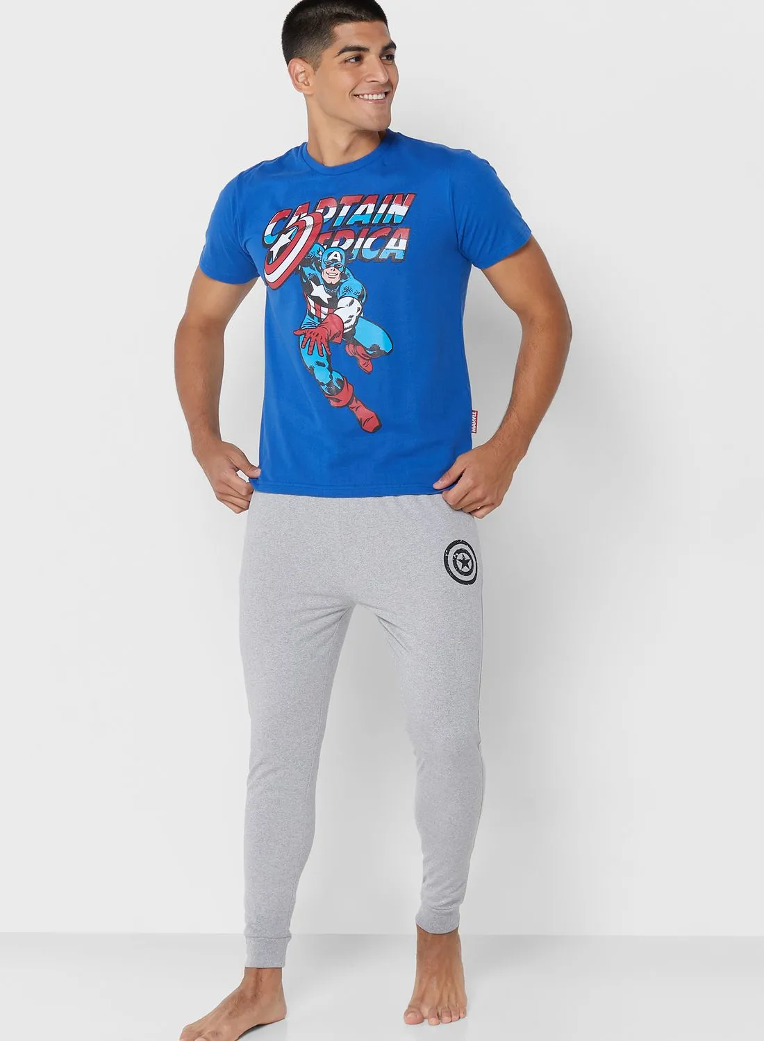 MARVEL Captain America  Sustainable Pyjama Set