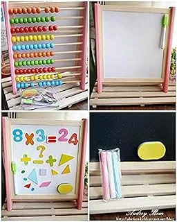 Factory Price Learning Easel for kids, Learning toy 3 in 1 including Magnetic numbers with abacus