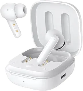 QCY - T13ANC Fully Wireless Headphones with Charging Box - White