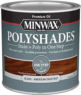 Minwax 214754444 Polyshades - Stain & Polyurethane في خطوة واحدة