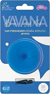 Vent Car Air Freshener-NEW Blister Packaging-Essential Oils-Car Fragrance with Easy-to-Boost Your Mood & Eliminate Unpleasant Odors by Vavana Be in a Good Mood (Artistic-Breeze Ocean)