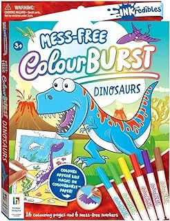 Hinkler Inkredibles ColourBurst Dinosaurs Colouring Kit