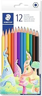 STAEDTLER 175 C12 Wood-Free Coloured Pencils - Box of 12 Assorted Colours