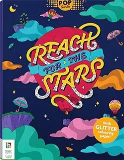 Hinkler Pop Sparkle Reach for The Stars Colouring Book