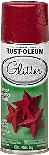 Rust-Oleum Glitter Spray Paint 290 g, Bright Red