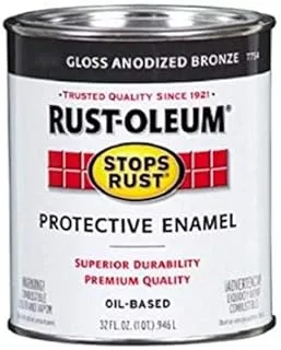 Rust-Oleum 7754502 Quart Semi-Gloss Stops Rust44; Anodized Bronze