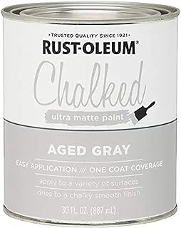 Rust-Oleum, Aged Ultra Matte Interior Chalked Paint, Grey, 30 oz, 285143