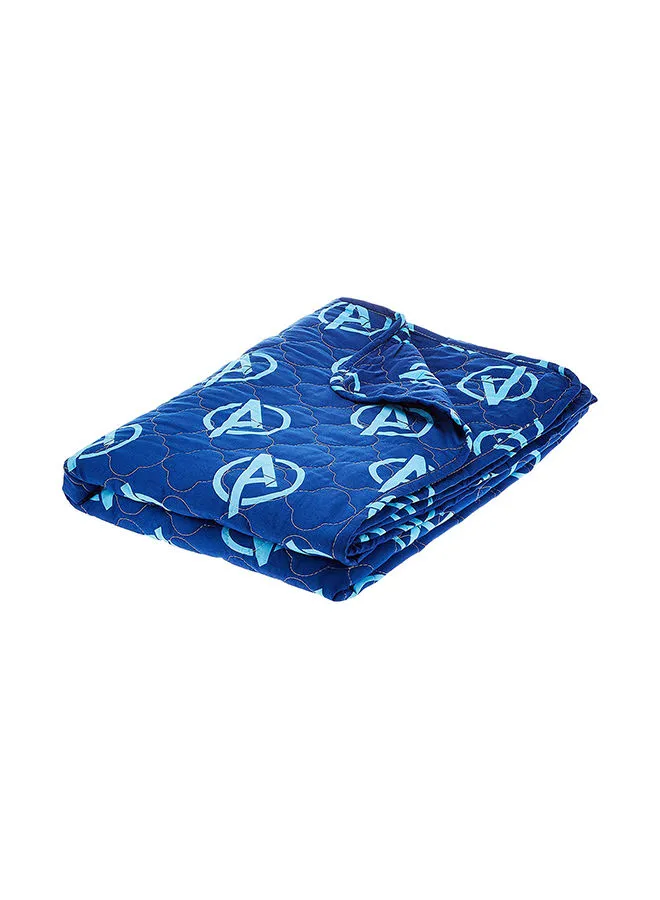 MARVEL Printed Blanket Polyester Blue 150x200cm