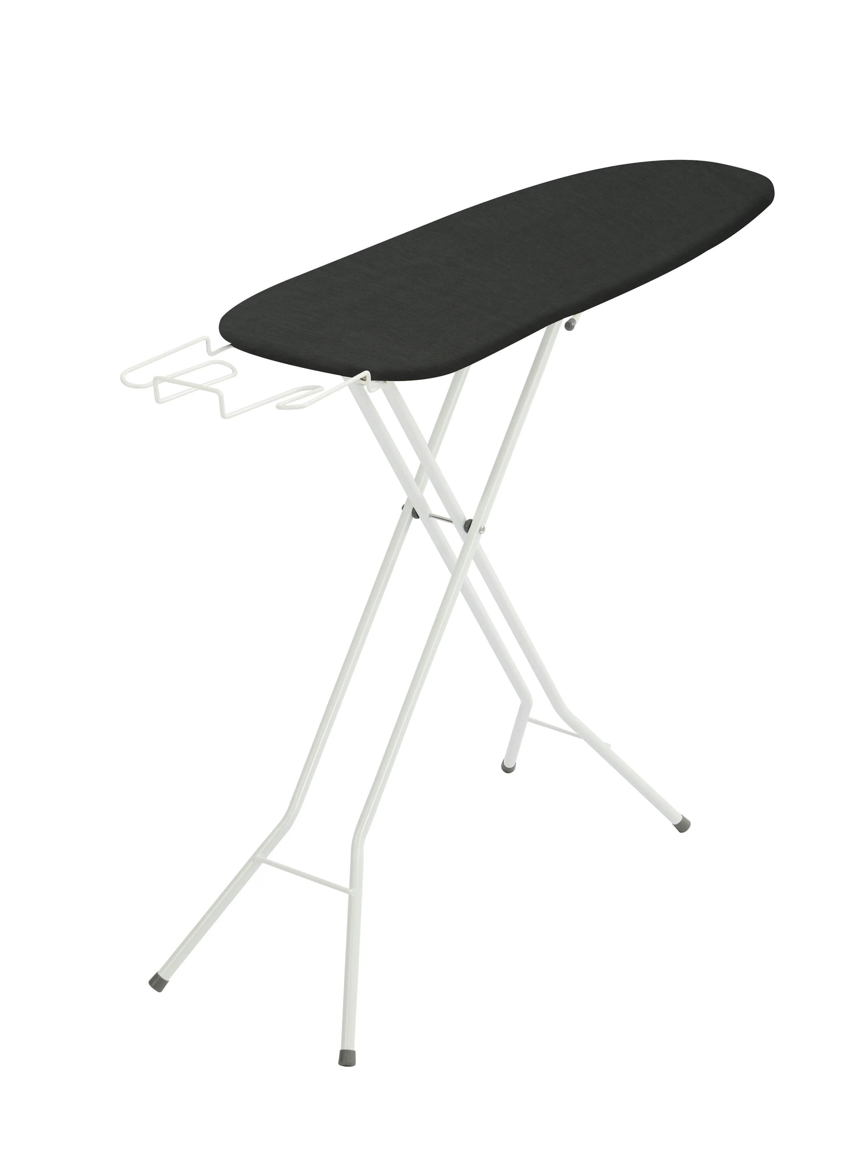 Feelings Iron Board Virgin Black Ironing Board with Iron Holder Foldable And Adjustable 96x30cm