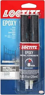 Loctite Epoxy Syringe, Grey, 25 ml, 1919325