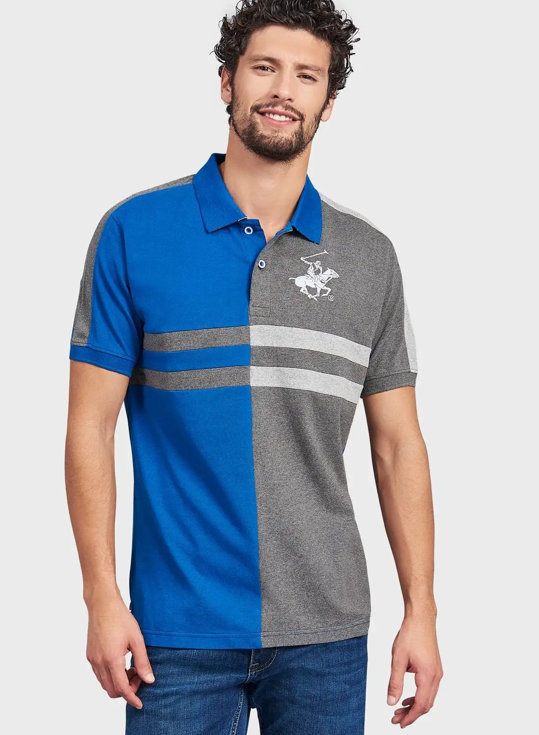 bhpoloclub Color Block Polo