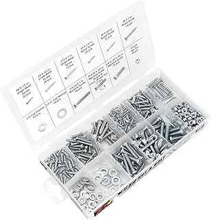 Performance Tool W5221 347pc SAE Nuts & Bolts Assortment With Case