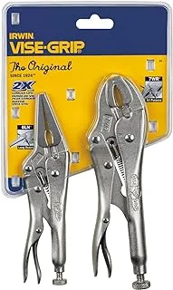 IRWIN VISE-GRIP Original Locking Pliers Set with Wire Cutter, 2-Piece (36), One Size