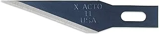 X-ACTO X-Life #11 Classic Fine Point Blades, Bulk Pack, 100 Blades per Box (X611),Silver