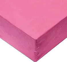 Fitted sheet 3Pcs Set - Cotton 144 Thread Count, King Size, Hot Pink