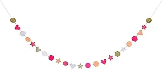 Meri Meri Toot Sweet Mini Garland, Pink