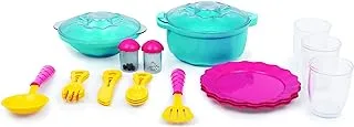 Giggles - Dinnerware Set, 23 Colourful Pretend And Play Cooking Set, Language And Social Skills,Role Play, 3 Years & Above, Preschool Toys