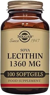 Solgar Lecithin 1360 Mg, 100 Softgels