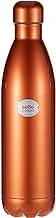 Cello 8907758010683 S-Cross Vacuum Insulated Steel Bottle, Orange, 1000 Ml