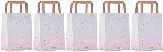 Ginger Ray Pink Ombre Watercolour Rose Gold Party Bags 5-Pieces