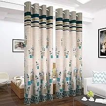 Story@Home Elegant Look Jacquard Contemporary Design 1 Piece Long Door Curtain 9 Feet (45