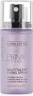 Catrice Prime And Fine Multitalent Fixing Spray, Brown, 50Ml