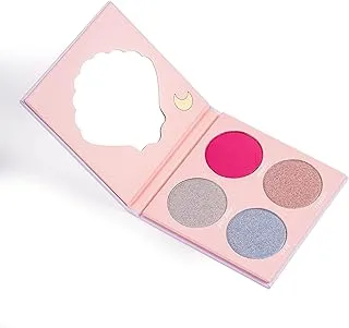 Soda Eyeshadow Palette. Shades Of Fucshia & Silver. Matte & Shimmer Finish #Let'Sbemermaid 003