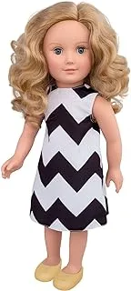 Hayati Girl Doll Sandy Weavy Dress 18 Inches, Multicolor, Tp100672