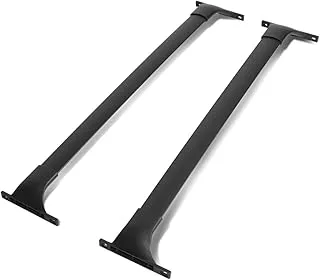 DNA MOTORING Roofr-W-012 2Pcs Aluminum Factory Style Roof Rack Rail Cross Bar,Black