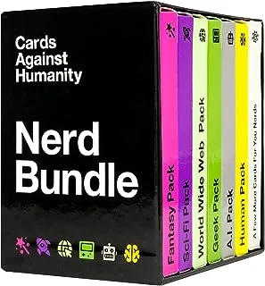 Cards Against Humanity: Nerd Bundle • 6 Nerdy Themed Packs + 10 All-New Cards