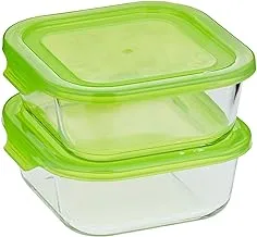 Taliona TL2213377 Boro Square Food Container Set - Green