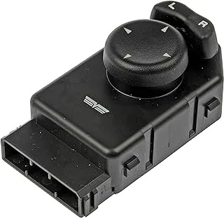 Dorman 901-456 Front Driver Side Power Mirror Switch - Front Left Compatible With Select Jeep Models, Black