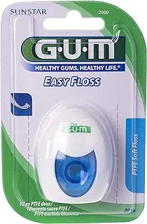 Gum Easy Floss Dental - PTFE Soft Shred Resistant-Super Strong-Effective Deep Cleaning-Easy Slide Between Tight Contacts- Removes Plaque-Keep Gums Healthy- 30M