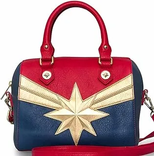 Loungefly Captain Marvel Crossbody Bag, Multi Color, Lf-Mvtb0010, One Size