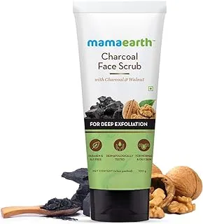 Mamaearth Charcoal Face Scrub, 100 ml