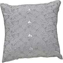 IBed Home Decorative Cushion 500 Grams Size 45*45 Cm, Dsc-20 Silver