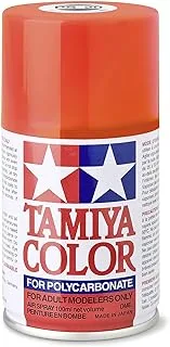 Tamiya RC Cars Accessories Tamiya PS-20 Polycarbonate Spray Fluorescent Red Paint - 3oz, TAM86020