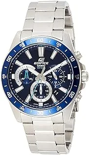 Casio Edifice Men's Blue Dial Stainless Steel Chronograph Watch - EFV-570D-2AVUDF